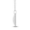 Thumbnail Image 3 of Diamond Pendant Necklace 3/4 ct tw 14K White Gold