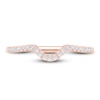 Thumbnail Image 3 of High-Polish Diamond Contour Wedding Band 1/5 ct tw 14K Rose Gold