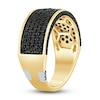 Thumbnail Image 1 of Pnina Tornai Men's Black Diamond Ring 1-1/2 ct tw 14K Yellow Gold