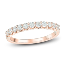 Diamond Anniversary Band 1/2 ct tw 14K Rose Gold