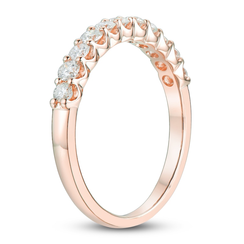 Main Image 2 of Diamond Anniversary Band 1/2 ct tw 14K Rose Gold