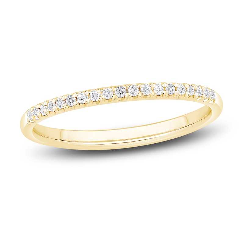 Diamond Anniversary Band 1/10 ct tw 14K Yellow Gold