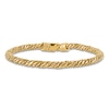 Thumbnail Image 1 of 1933 by Esquire Men's Twist Rope Bracelet 14K Yellow Gold Plated Sterling Silver 8.5&quot;