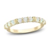 Thumbnail Image 1 of Lab-Created Opal Stackable Ring 10K Yellow Gold