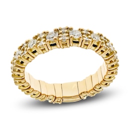 ZYDO Diamond Stretch Ring 3/8 ct tw 18K Yellow Gold