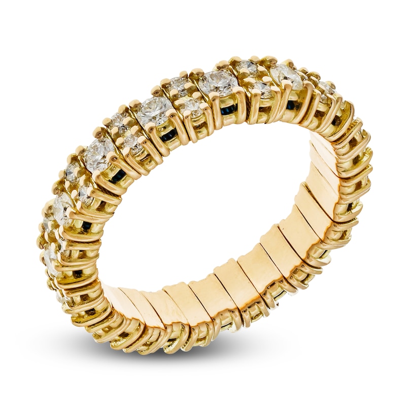 Main Image 2 of ZYDO Diamond Stretch Ring 3/8 ct tw 18K Yellow Gold