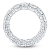 Thumbnail Image 2 of Certified Oval-Cut Diamond Eternity Band 6-3/4 - 8-1/6 ct tw 14K White Gold