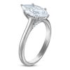 Thumbnail Image 2 of Marquise-Cut Lab-Created Diamond Solitaire Plus Engagement Ring 2 ct tw Platinum (VS2/F)