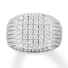 Thumbnail Image 4 of Men's Diamond Ring 3 carats tw Round 14K White Gold