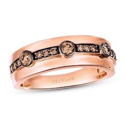 Le Vian Men's Diamond Ring 1/2 ct tw 14K Strawberry Gold