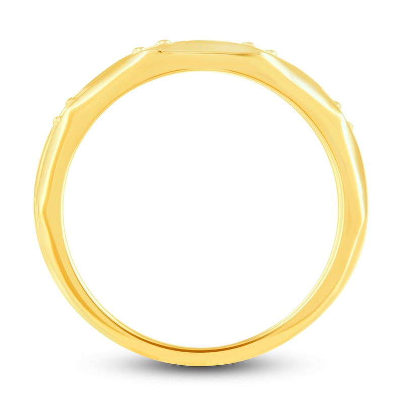 Main Image 2 of Diamond Stackable Ring 1/6 ct tw Round 10K Yellow Gold