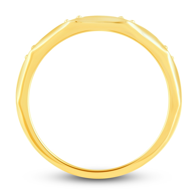 Main Image 6 of Diamond Stackable Ring 1/6 ct tw Round 10K Yellow Gold