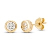 Thumbnail Image 2 of Certified Diamond Earrings 1/2 ct tw 18K Yellow Gold