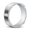 Thumbnail Image 1 of Kirk Kara Men's Engraved Satin Wedding Band Platinum