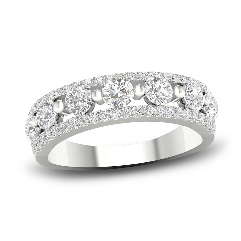 Main Image 1 of Diamond Anniversary Band 7/8 ct tw Round 14K White Gold