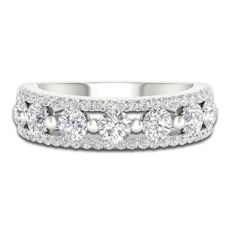 Main Image 5 of Diamond Anniversary Band 7/8 ct tw Round 14K White Gold