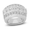 Thumbnail Image 1 of Certified Men's Lab-Created Diamond Ring 5 ct tw Round 14K White Gold