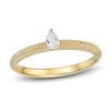 Thumbnail Image 1 of Pear-Cut Diamond Ring 1/8 ct tw 14K Yellow Gold