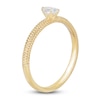 Thumbnail Image 2 of Pear-Cut Diamond Ring 1/8 ct tw 14K Yellow Gold