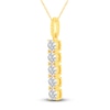 Thumbnail Image 2 of Diamond Pendant Necklace 3/4 ct tw 14K Yellow Gold