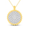 Thumbnail Image 1 of Diamond Pendant Necklace 3/4 ct tw 14K Yellow Gold