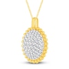 Thumbnail Image 2 of Diamond Pendant Necklace 3/4 ct tw 14K Yellow Gold