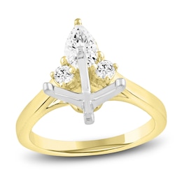 Certified Diamond Engagement Ring Setting 1/2 ct tw 14K Yellow Gold