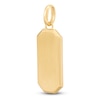 Thumbnail Image 2 of Men's Satin Finish Dog Tag Charm 10K Yellow Gold