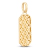 Thumbnail Image 4 of Men's Satin Finish Dog Tag Charm 10K Yellow Gold