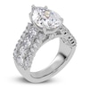 Thumbnail Image 2 of Pear-Shaped Created By Jared Studio Lab-Created Diamond Engagement Ring 4-3/4 ct tw 14K White Gold