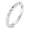 Thumbnail Image 2 of Kirk Kara Diamond Four-Stone Leaf Wedding Band 1/15 ct tw 14K White Gold