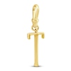 Thumbnail Image 2 of Charm'd by Lulu Frost Diamond Letter T Charm 1/15 ct tw Pavé Round 10K Yellow Gold