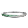 Thumbnail Image 1 of Le Vian Emerald Ombré Bangle Bracelet 1-1/8 ct tw Diamonds 14K Vanilla Gold