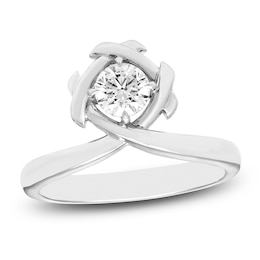 Unspoken Diamond Ring 1/2 ct tw 14K White Gold (I1/I)