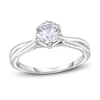 Thumbnail Image 1 of Diamond Solitaire Twist Engagement Ring 2 ct tw Round 14K White Gold (I2/I)