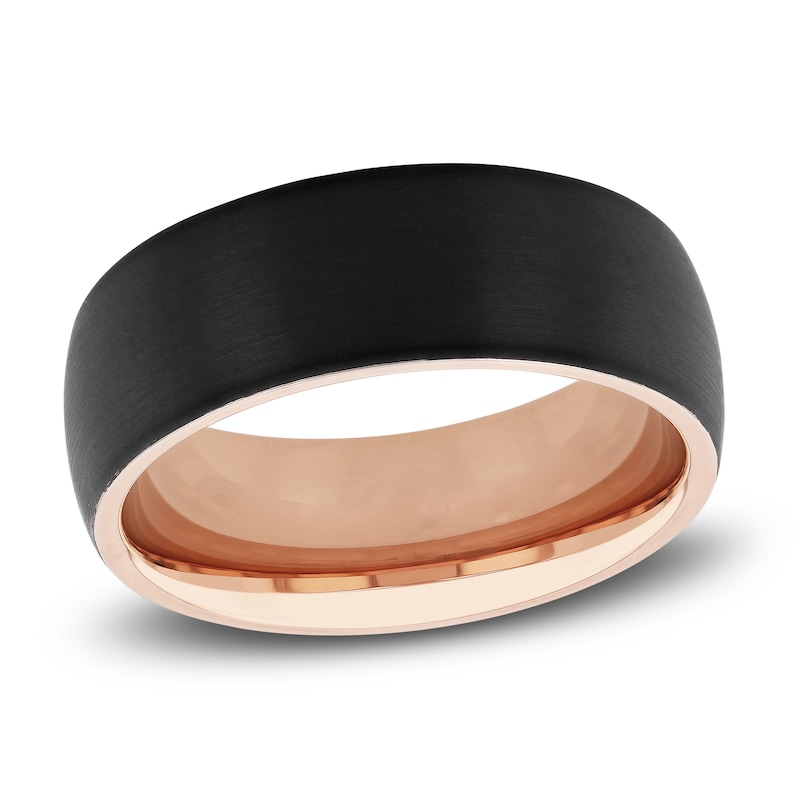 Wedding Band Two-Tone Tungsten 8mm | Jared