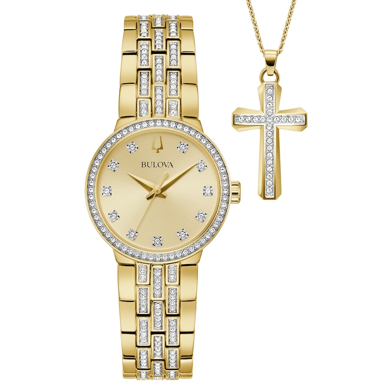 Main Image 2 of Bulova Crystal Women's Watch Boxed Set 98X133