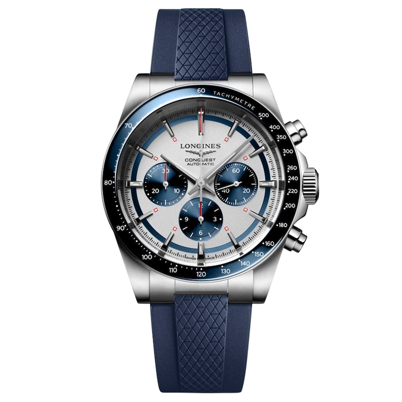 Main Image 1 of Longines Conquest Sport Chronograph Automatic Men's Watch with Ceramic Bezel L38354989