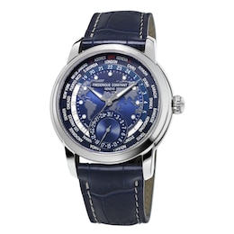 Frederique Constant Classics Worldtimer Manufacture Men's Automatic Watch FC-718NWM4H6