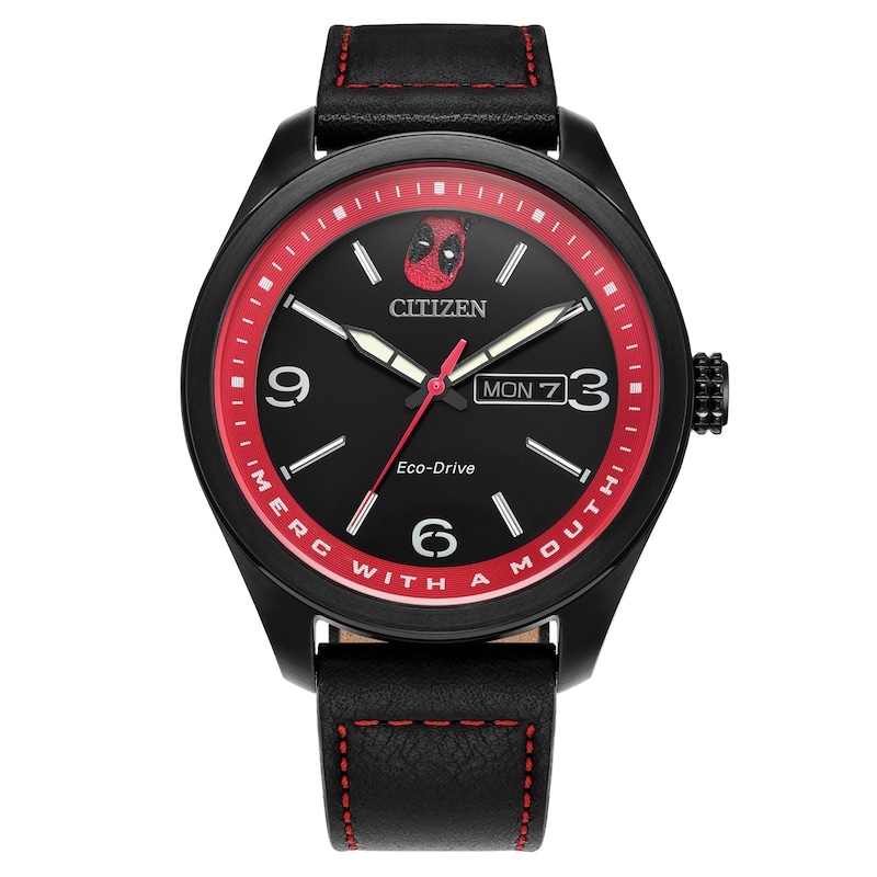 Citizen Marvel Here Comes Deadpool Men's Watch AW0145-02W