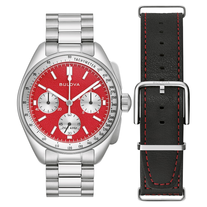 Bulova Lunar Pilot Blood Moon Chronograph Men's Watch 96K115