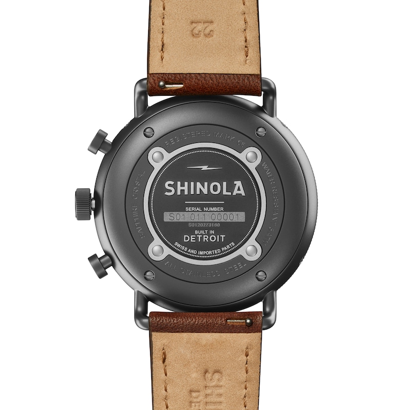 Shinola Canfield 45mm Watch S0120273180