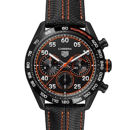 TAG Heuer Carrera Chronograph x Porsche Orange Racing Men's Watch CBN2A1M.FC6526