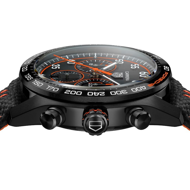 TAG Heuer Carrera Chronograph x Porsche Orange Racing Men's Watch CBN2A1M.FC6526