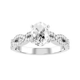 Oval Diamond Bridal Ring