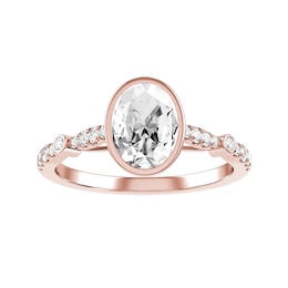 Oval Diamond Bridal Ring