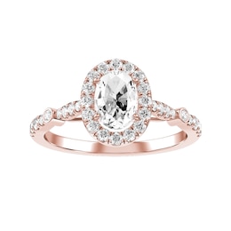 Oval Diamond Bridal Ring