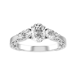 Oval Diamond Bridal Ring