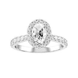 Oval Diamond Bridal Ring