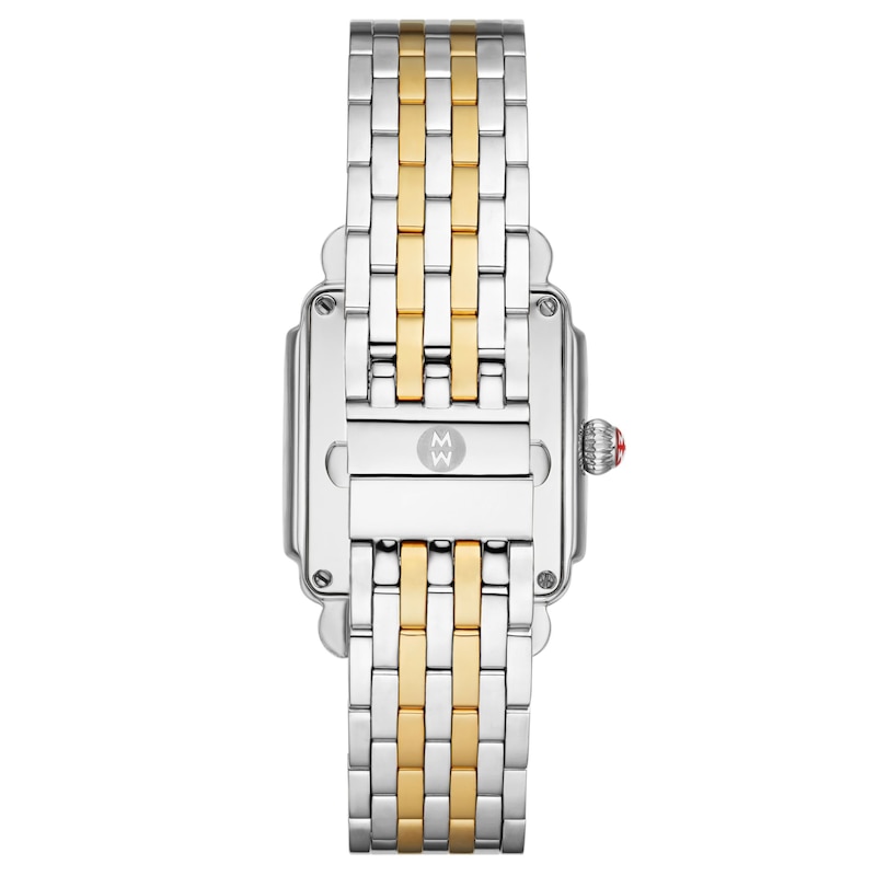 Main Image 2 of MICHELE Women's Watch Deco Mid Two-Tone 18K Gold-Plated Stainless Steel MWW06V000042